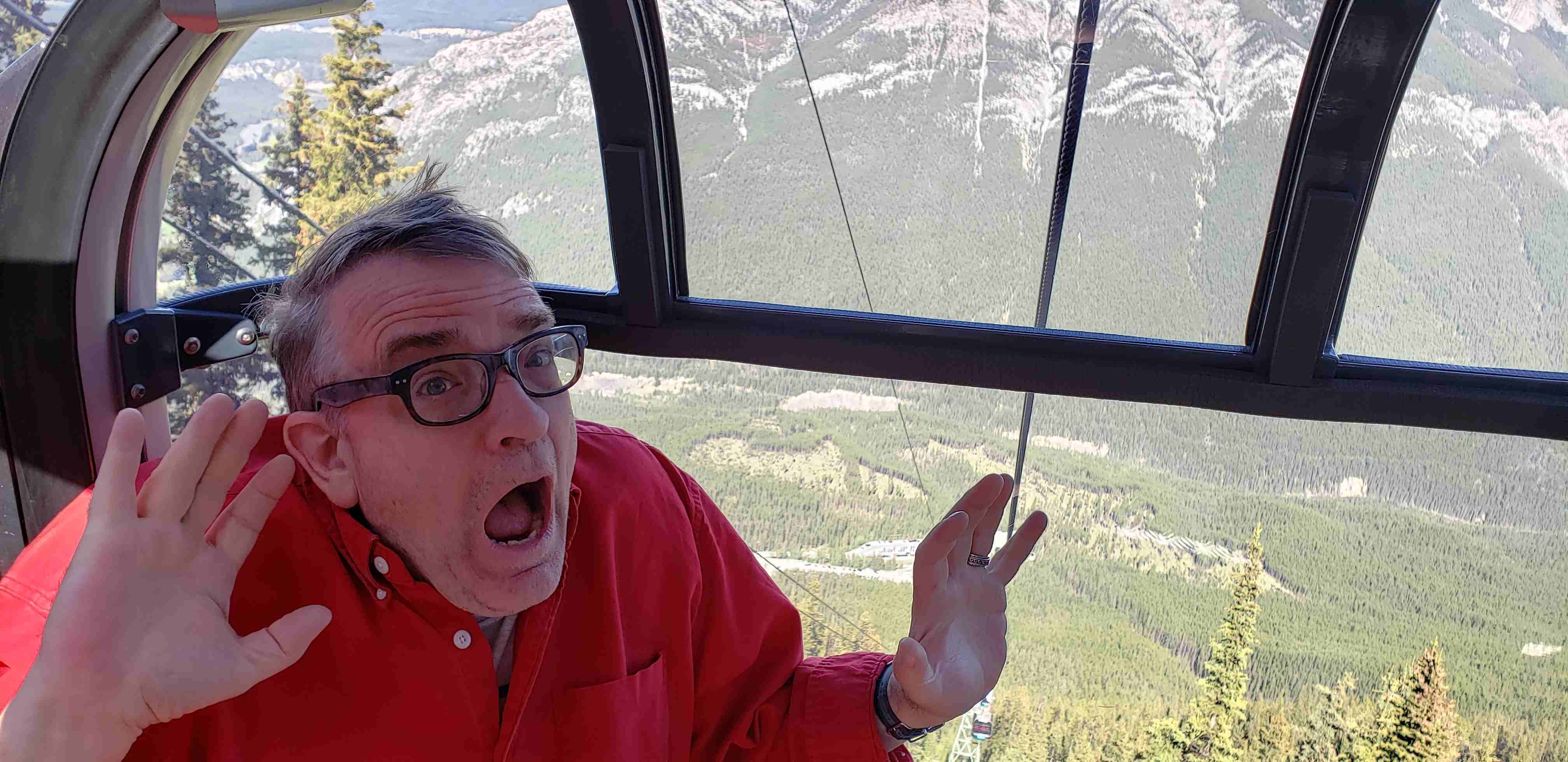 2019-06-03 Banff Sulphur Mtn Randy gondola.jpg